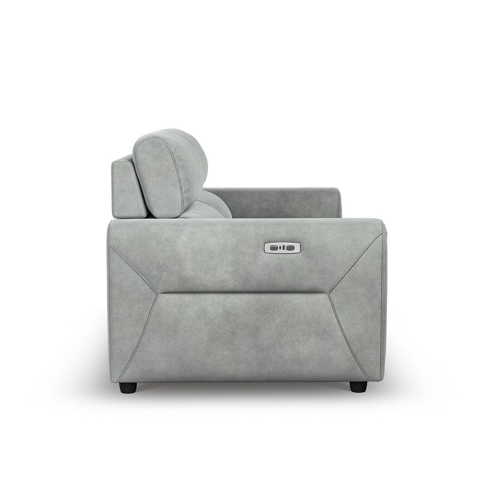 Santorini Modular 2 Seater Electric Reclining Sofa with Power Headrests in Nomad Pebble Fabric  - GROUP 8 8