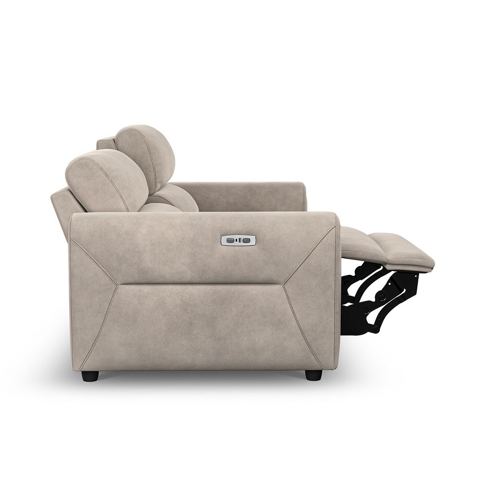 Santorini Modular 2 Seater Electric Reclining Sofa with Power Headrests in Nomad Sahara Fabric  - GROUP 8 9