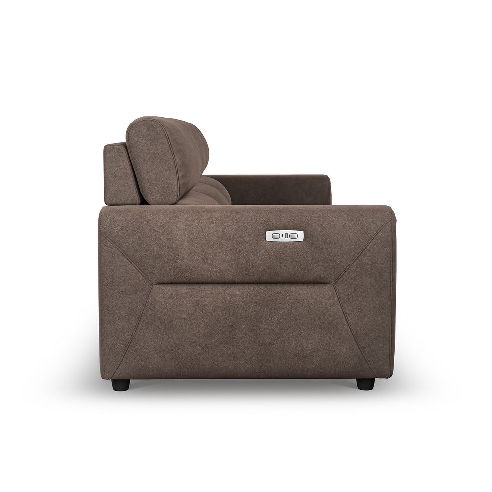 Santorini  Modular 3 Seater Power Motion Chaise Sofa in Nomad Driftwood Fabric- GROUP 9 5