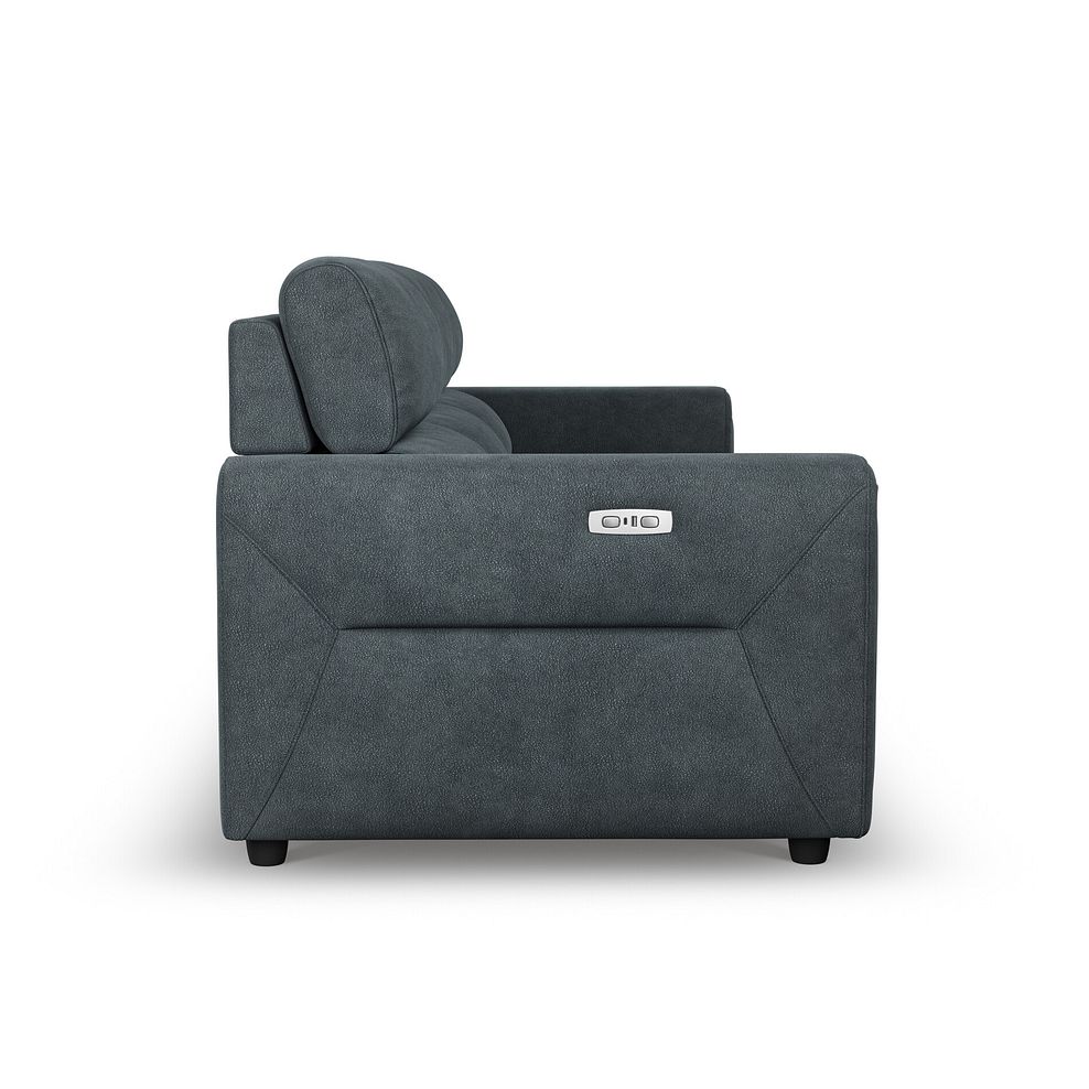 Santorini  Modular 3 Seater Power Motion Chaise Sofa in Nomad Harbour Mist Fabric- GROUP 9 5