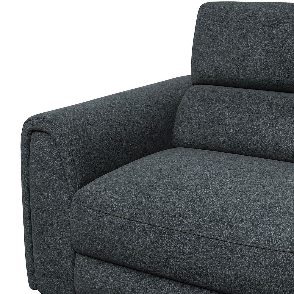 Santorini  Modular 3 Seater Power Motion Chaise Sofa in Nomad Harbour Mist Fabric- GROUP 9 8