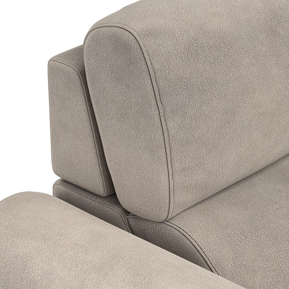 Santorini  Modular 3 Seater Power Motion Chaise Sofa in Nomad Sahara Fabric- GROUP 9 9