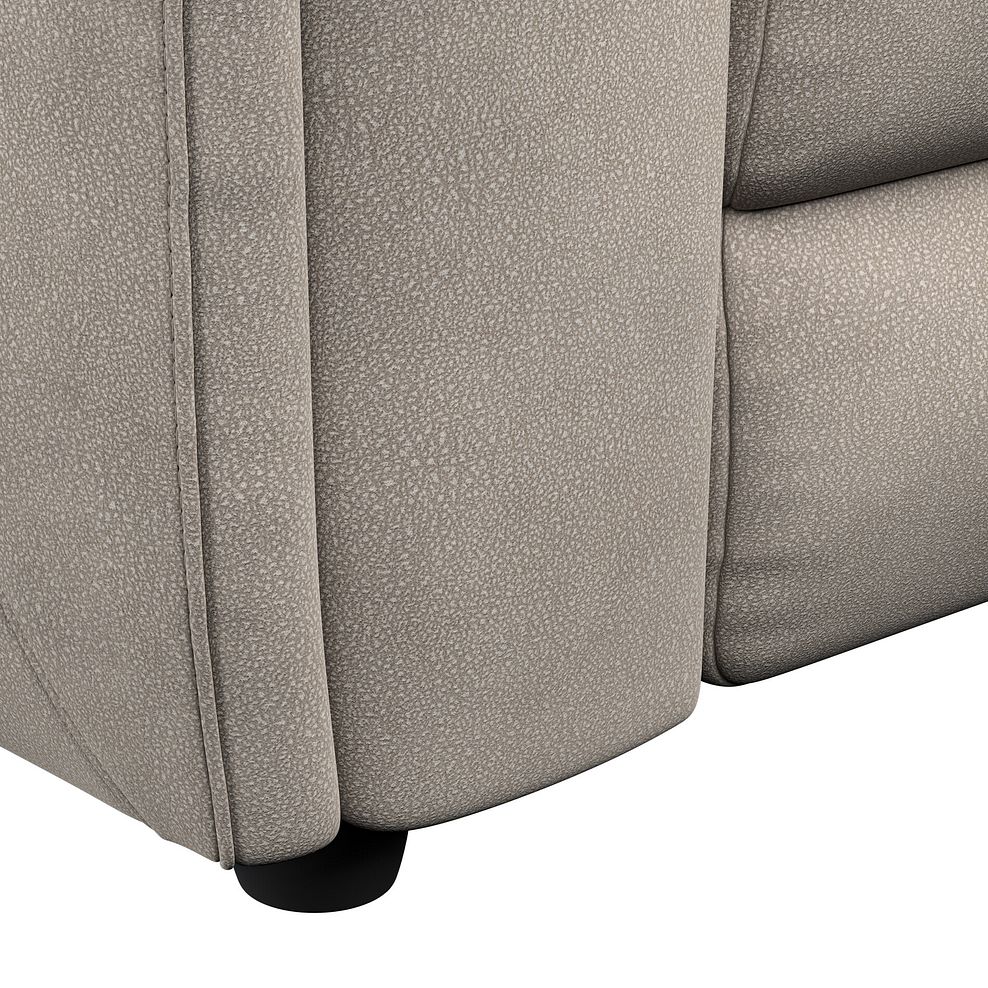 Santorini  Modular 3 Seater Power Motion Chaise Sofa in Nomad Sahara Fabric- GROUP 9 10