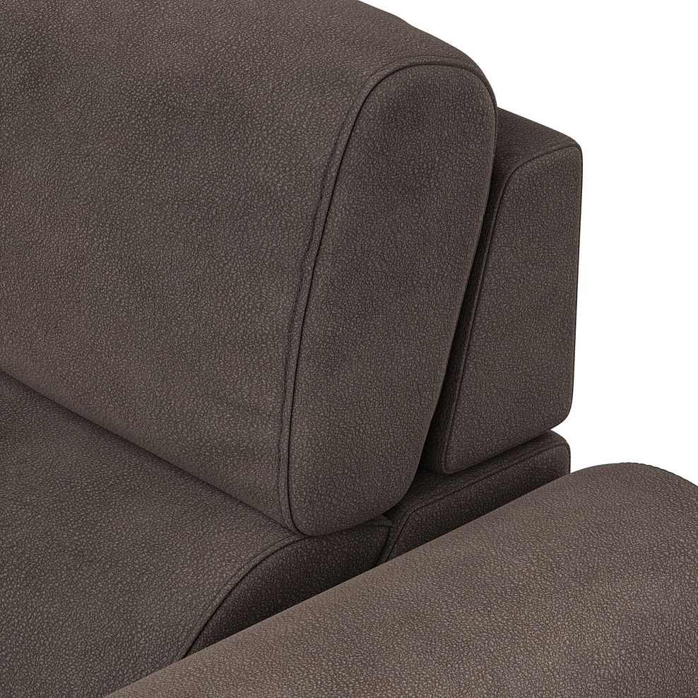 Santorini Modular 3 Seater Power Chaise Left Hand Corner Sofa and Power Headres in Nomad Driftwood Fabric- GROUP 9 13