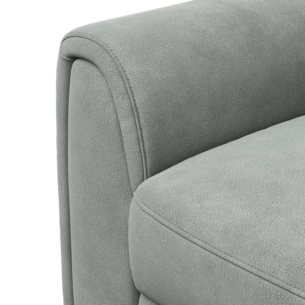 Santorini Modular 3 Seater Power Chaise Left Hand Corner Sofa and Power Headrest in Nomad Pebble Fabric- GROUP 9 15