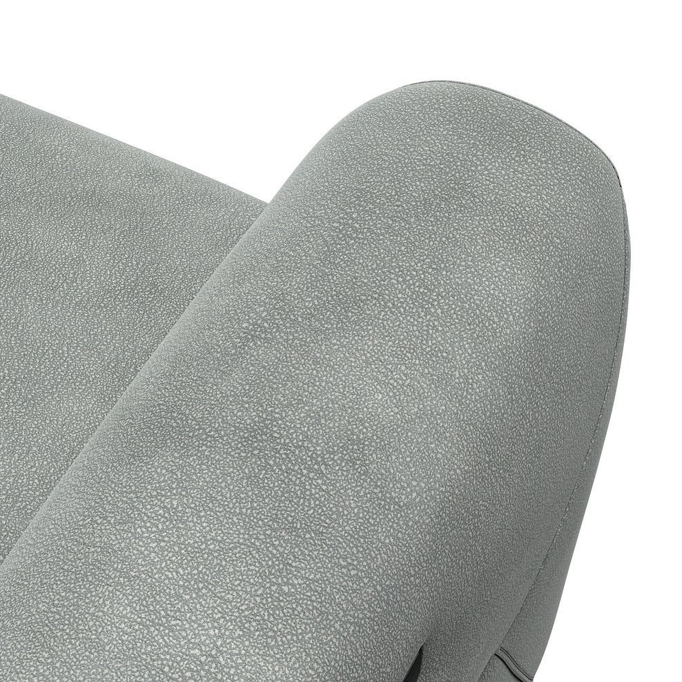 Santorini Modular 3 Seater Power Chaise Left Hand Corner Sofa and Power Headrest in Nomad Pebble Fabric- GROUP 9 16