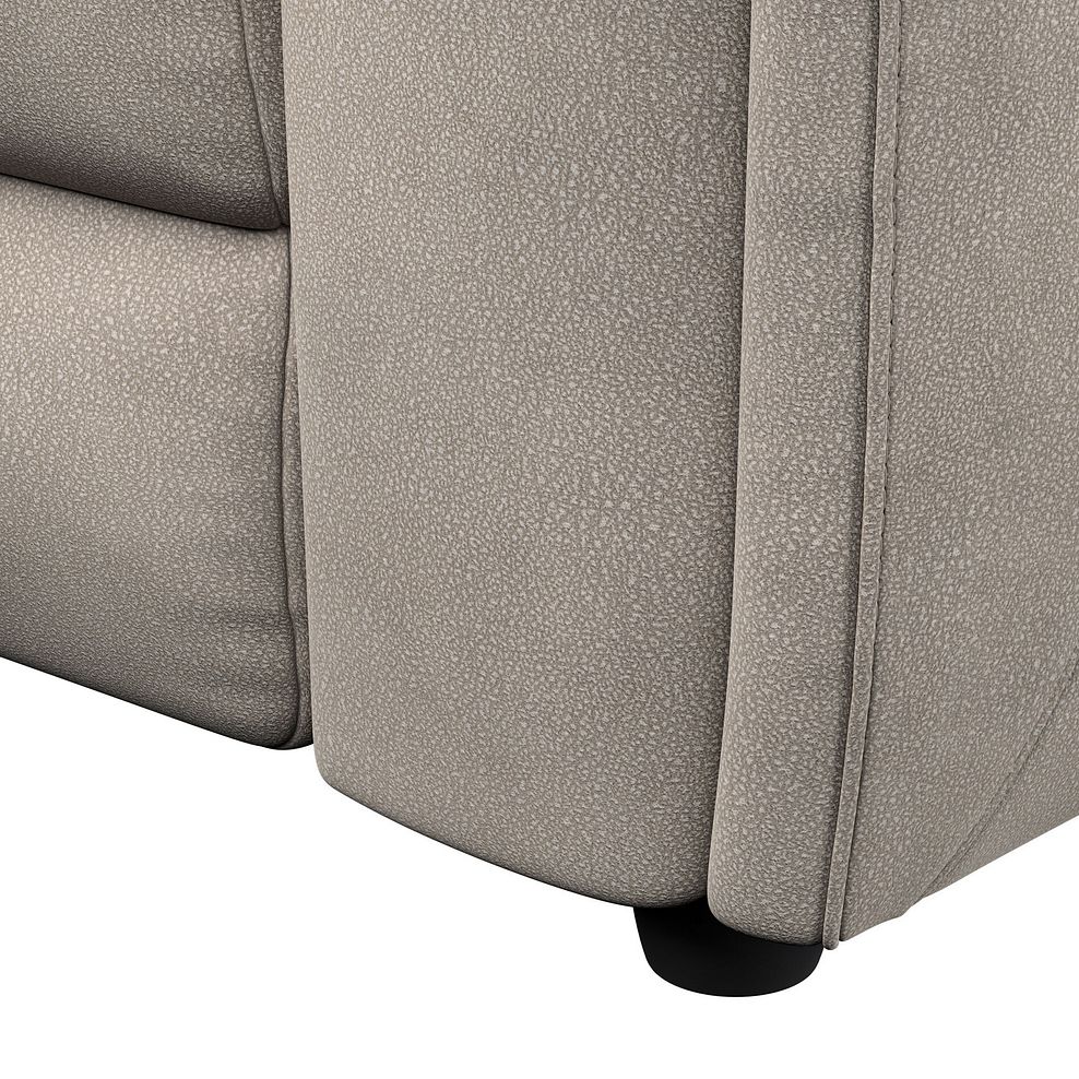 Santorini Modular 3 Seater Power Chaise Left Hand Corner Sofa and Power Headrest in Nomad Sahara Fabric- GROUP 9 14