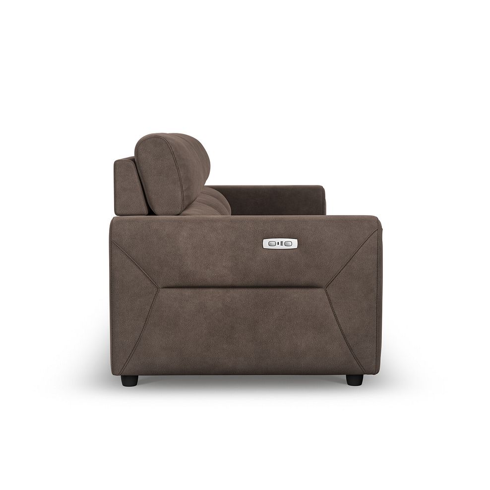 Santorini Modular 3 Seater Electric Reclining Sofa with Power Headrests in Nomad Driftwood Fabric  - GROUP 9 8