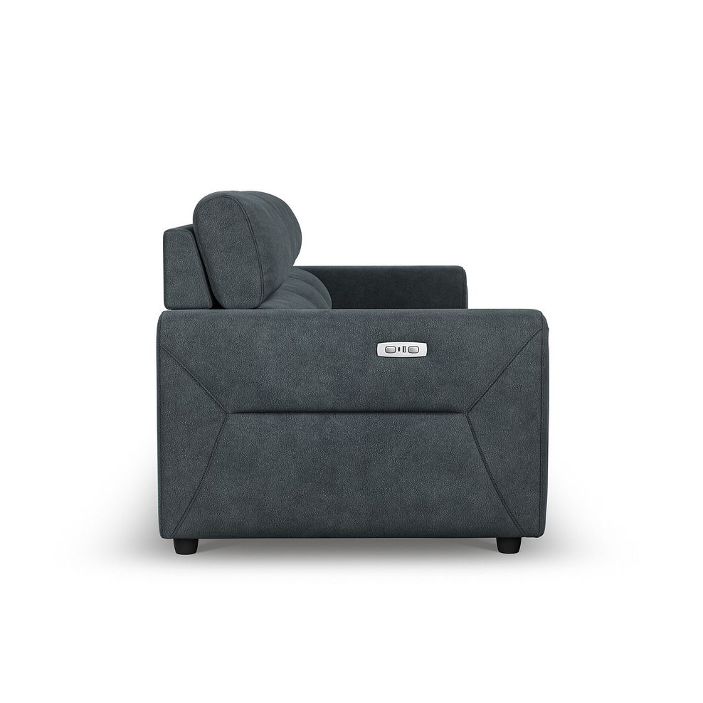 Santorini Modular 3 Seater Electric Reclining Sofa with Power Headrests in Nomad Harbour Mist Fabric  - GROUP 9 8