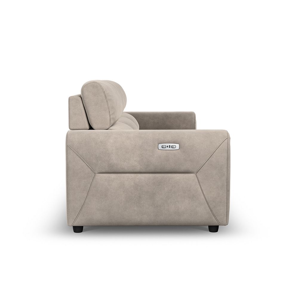 Santorini Modular 3 Seater Electric Reclining Sofa with Power Headrests in Nomad Sahara Fabric  - GROUP 9 8