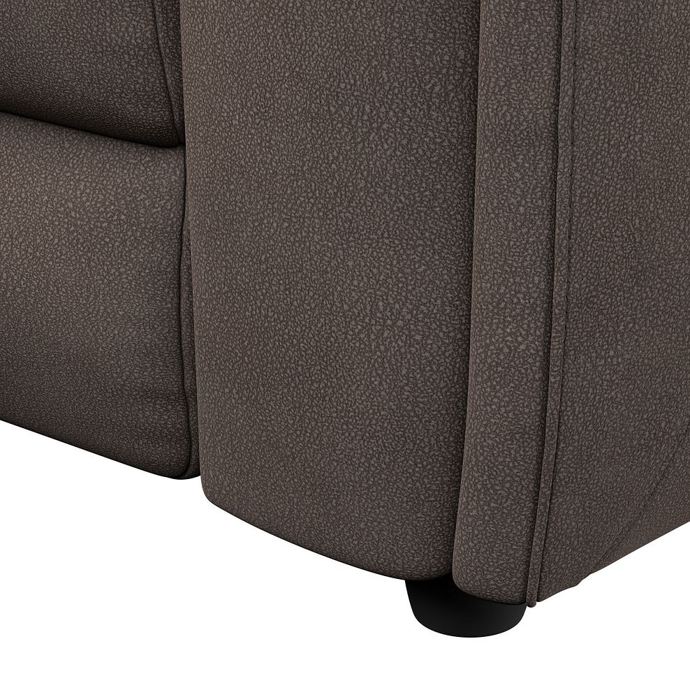 Santorini Modular 4 Seater Electric Recliner Left Hand Corner Sofa with Power Headrests in Nomad Driftwood Fabric - GROUP 2 9