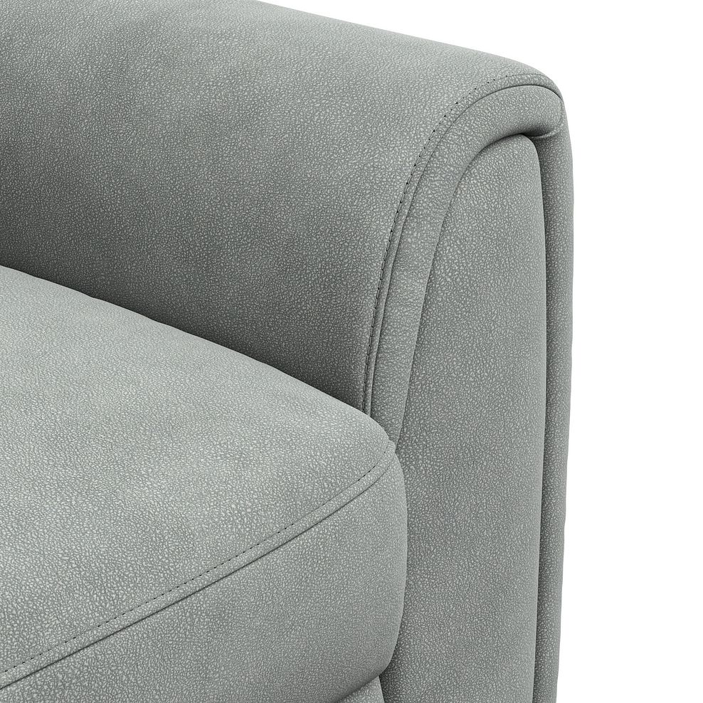 Santorini Modular 5 Seater Power Chaise Corner Sofa in Nomad Pebble Fabric- GROUP 3 11