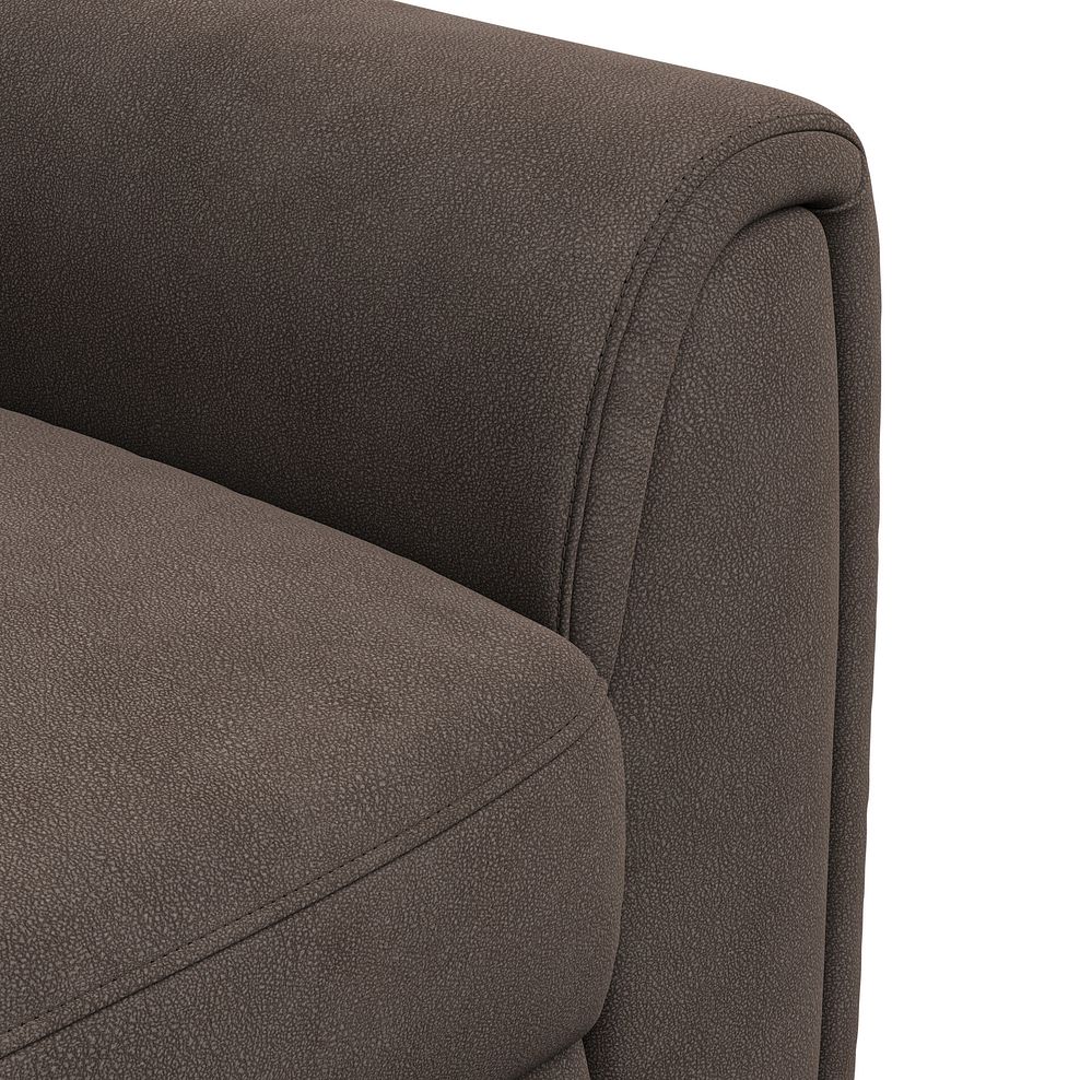 Santorini Modular 5 Seater Electric Reclining Corner Sofa with Power Headrests in Nomad Driftwood Fabric- GROUP 3 14