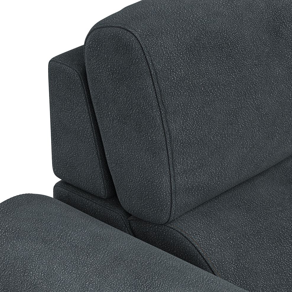 Santorini Modular 6 Seater Power Chaise Right Hand Corner Sofa and Power Headrests in Nomad Harbour Mist Fabric  - GROUP 19 10