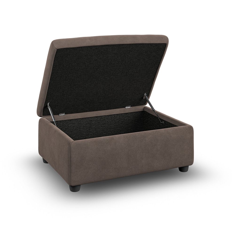 Santorini Storage Footstool in Nomad Driftwood Fabric 2
