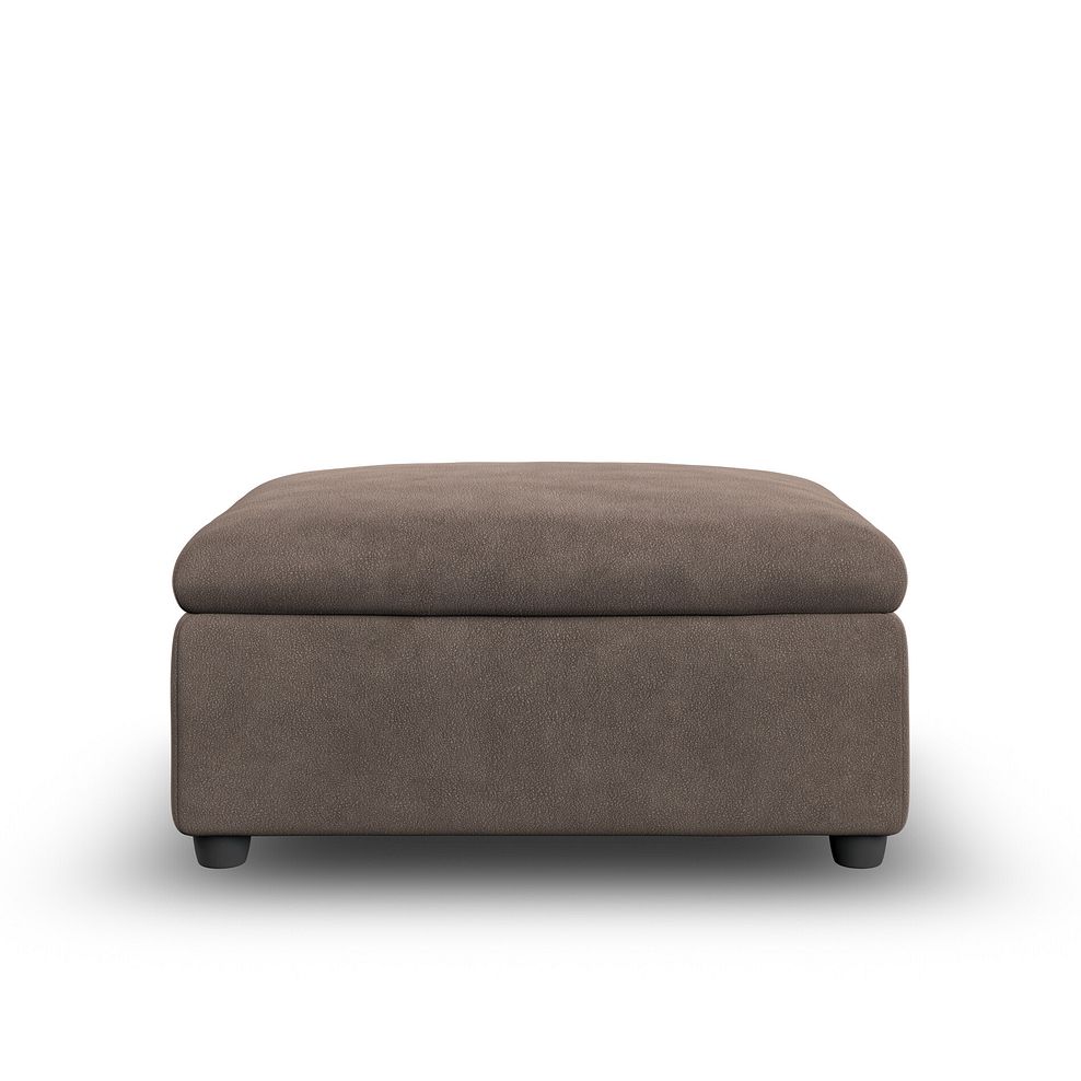 Santorini Storage Footstool in Nomad Driftwood Fabric 3