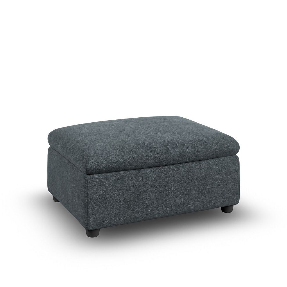 Santorini Storage Footstool in Nomad Harbour Mist Fabric 1