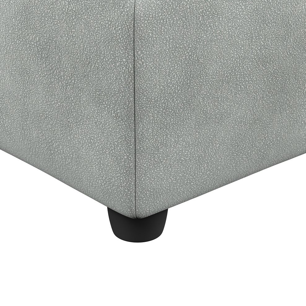 Santorini Storage Footstool in  Nomad Pebble Fabric 5