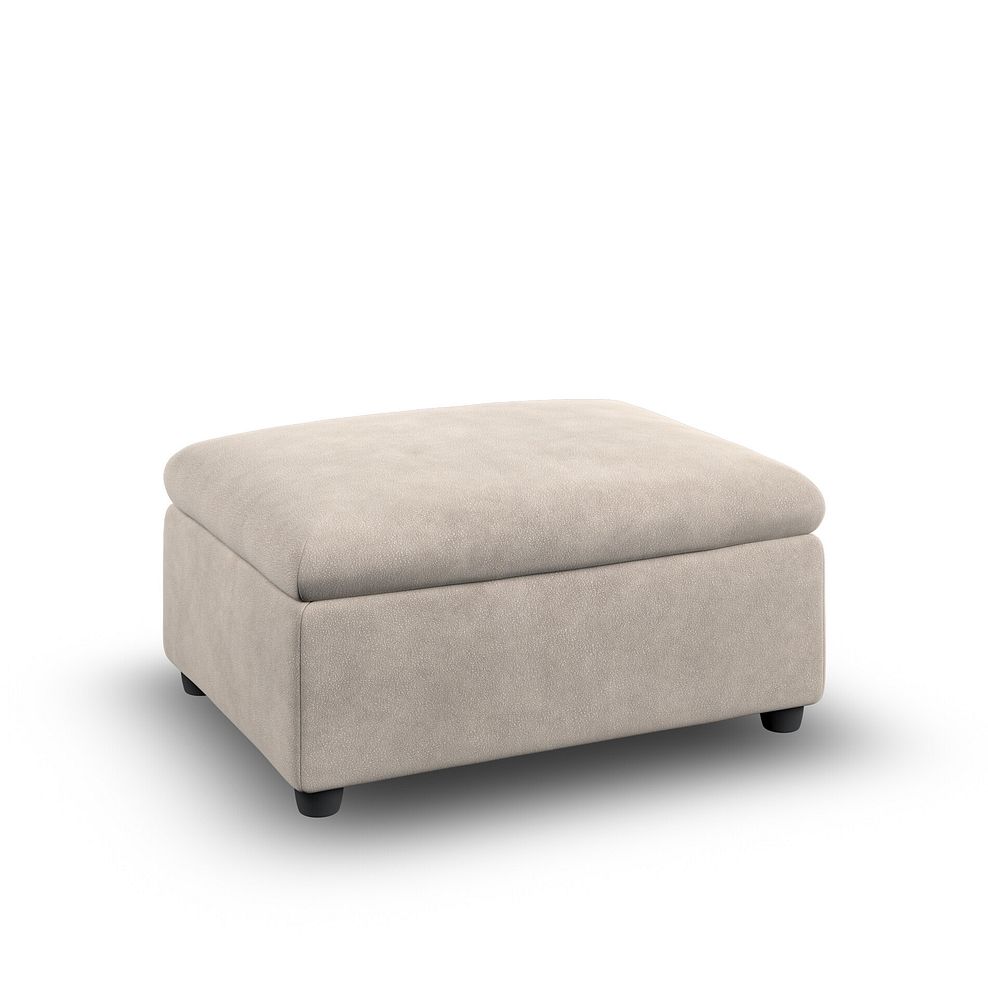 Santorini Storage Footstool in Nomad Sahara Fabric 1
