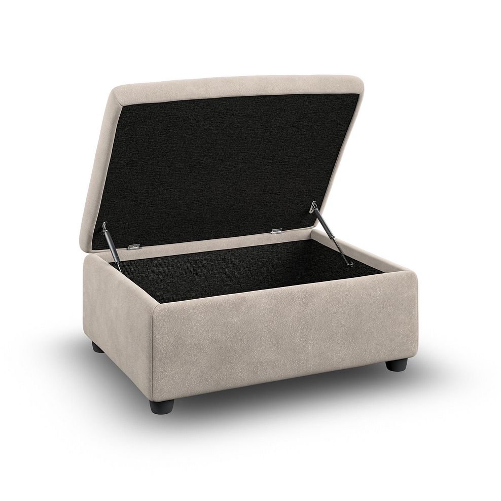 Santorini Storage Footstool in Nomad Sahara Fabric 2