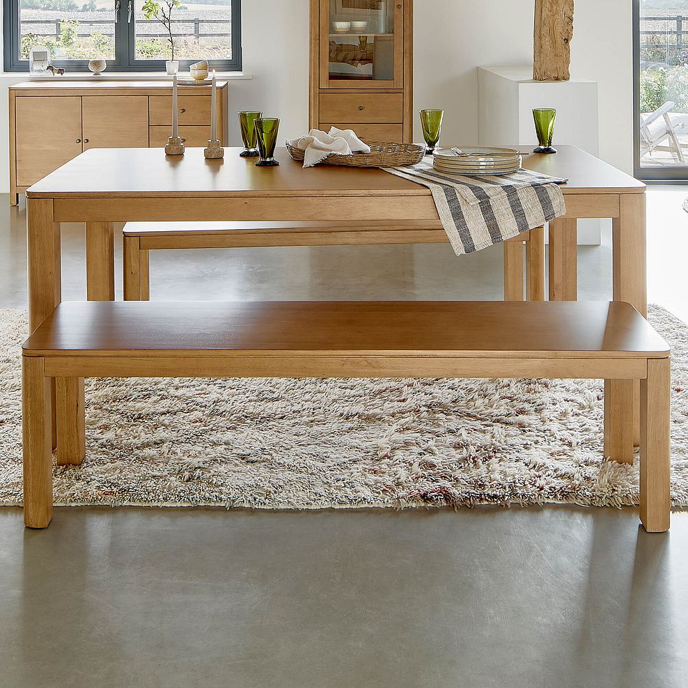 Savannah Solid Heveawood Bench 2