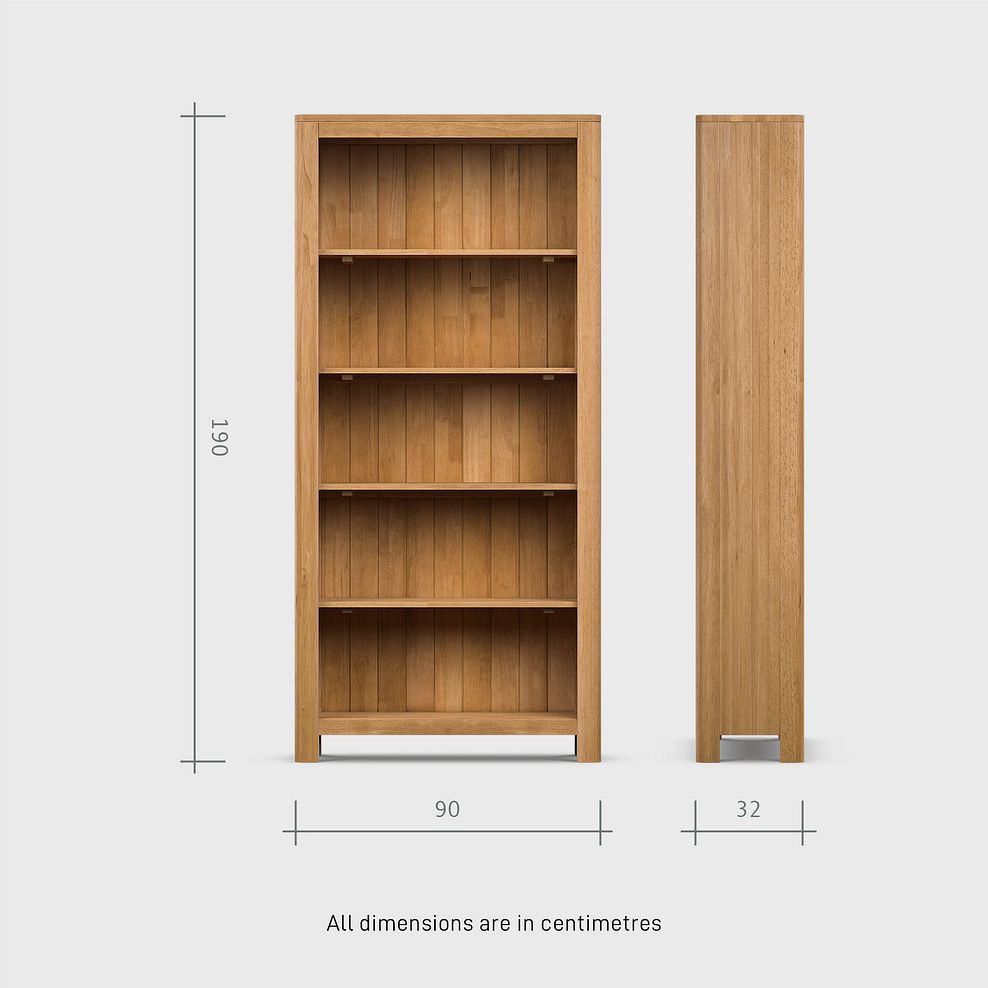 Savannah Solid Heveawood Bookcase 8