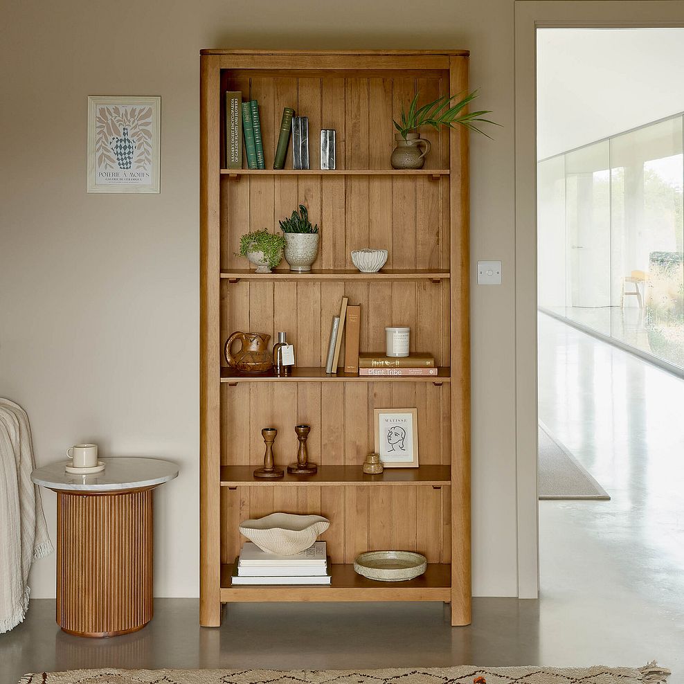 Savannah Solid Heveawood Bookcase 2
