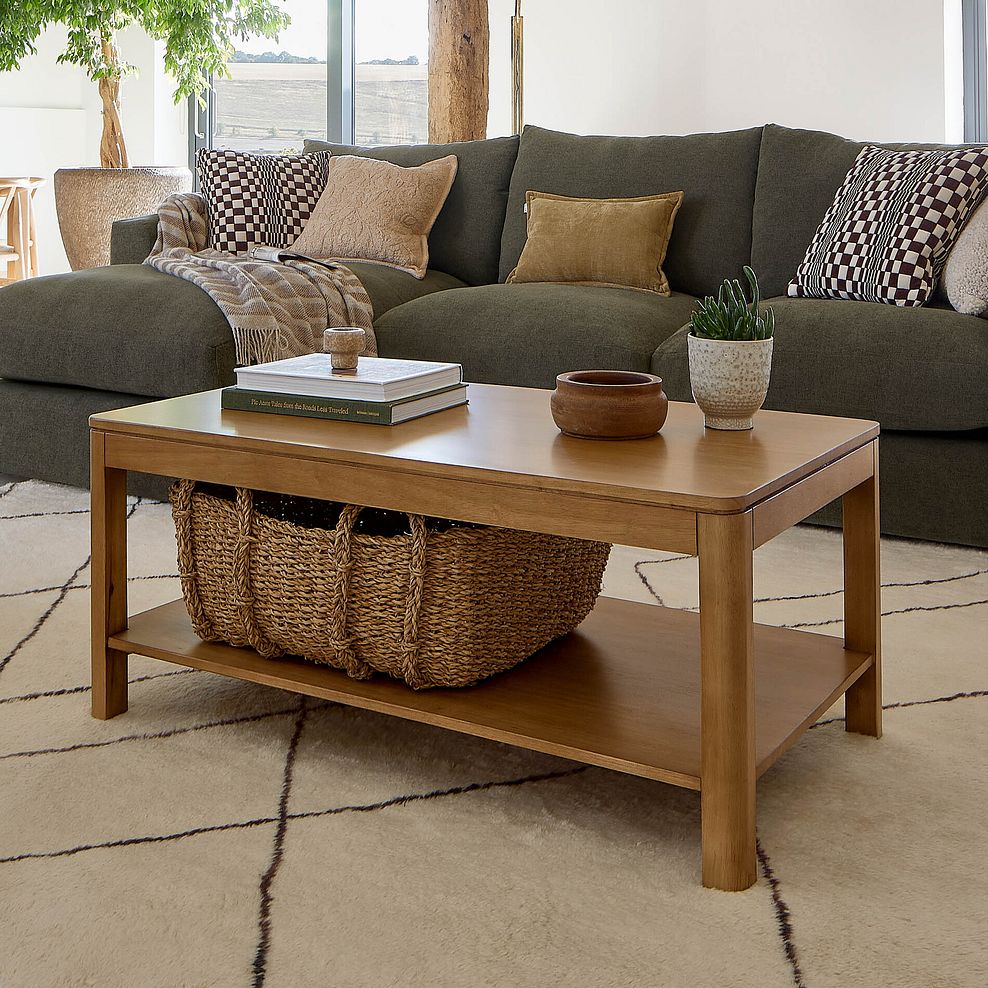 Savannah Solid Heveawood Coffee Table 1