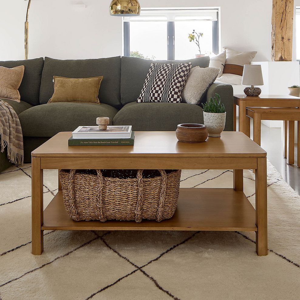 Savannah Solid Heveawood Coffee Table 2