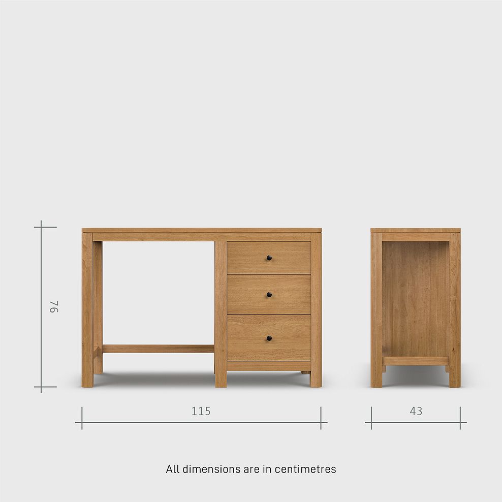 Savannah Solid Heveawood Desk 9