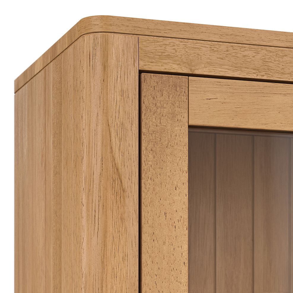 Savannah Solid Heveawood Display Cabinet 6