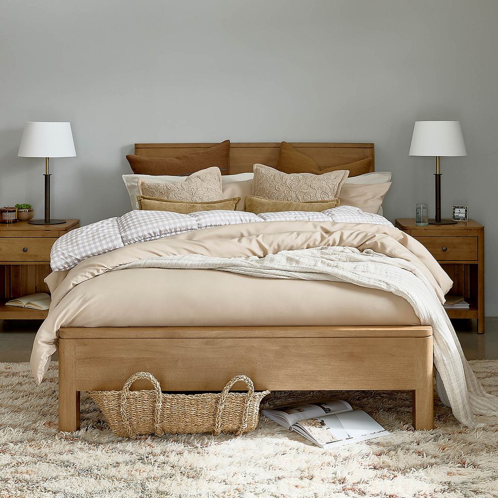 Savannah Solid Heveawood Double Bed 2