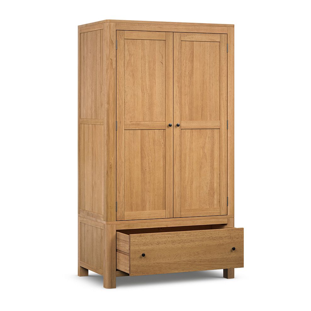 Savannah Solid Heveawood Double Wardrobe 2