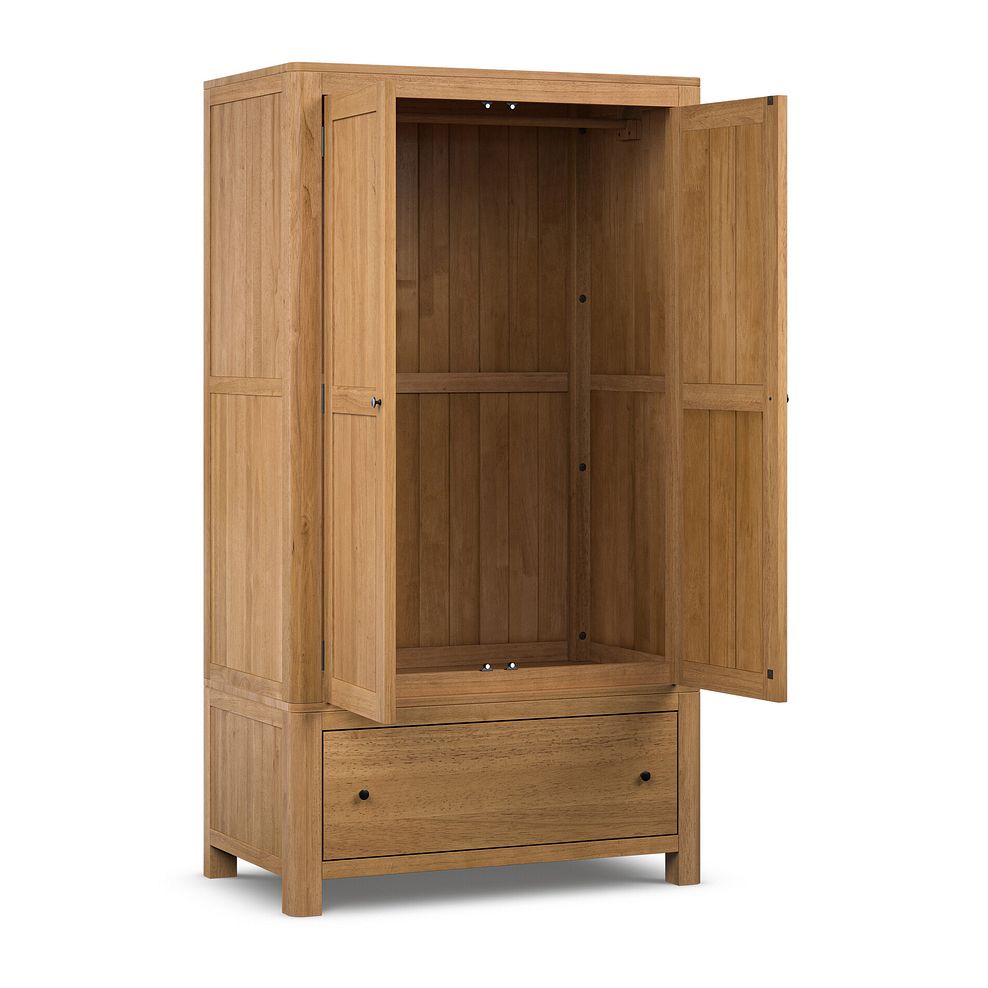 Savannah Solid Heveawood Double Wardrobe 3