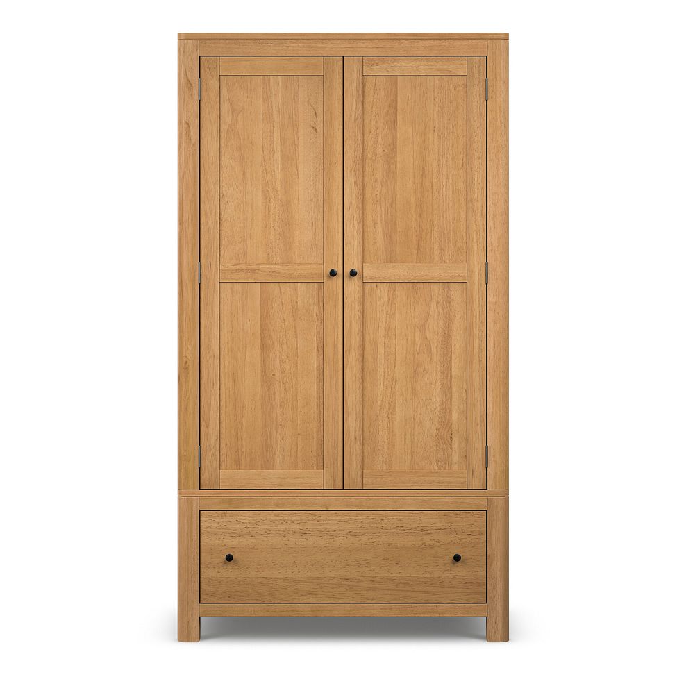 Savannah Solid Heveawood Double Wardrobe 4