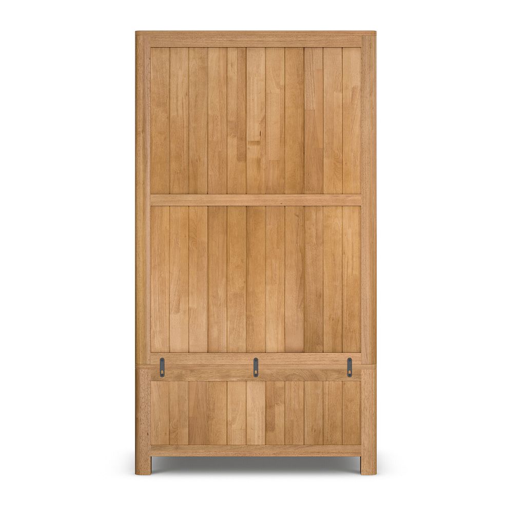 Savannah Solid Heveawood Double Wardrobe 5
