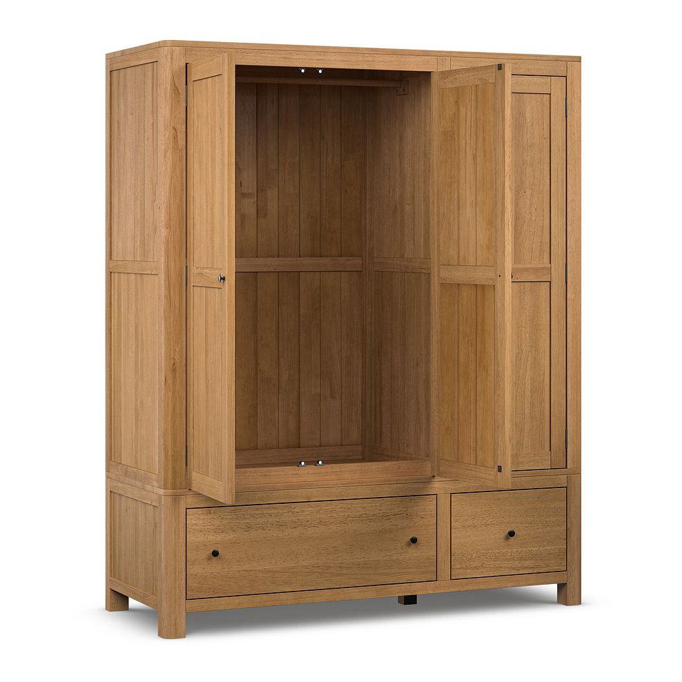 Savannah Solid Heveawood Triple Wardrobe 2