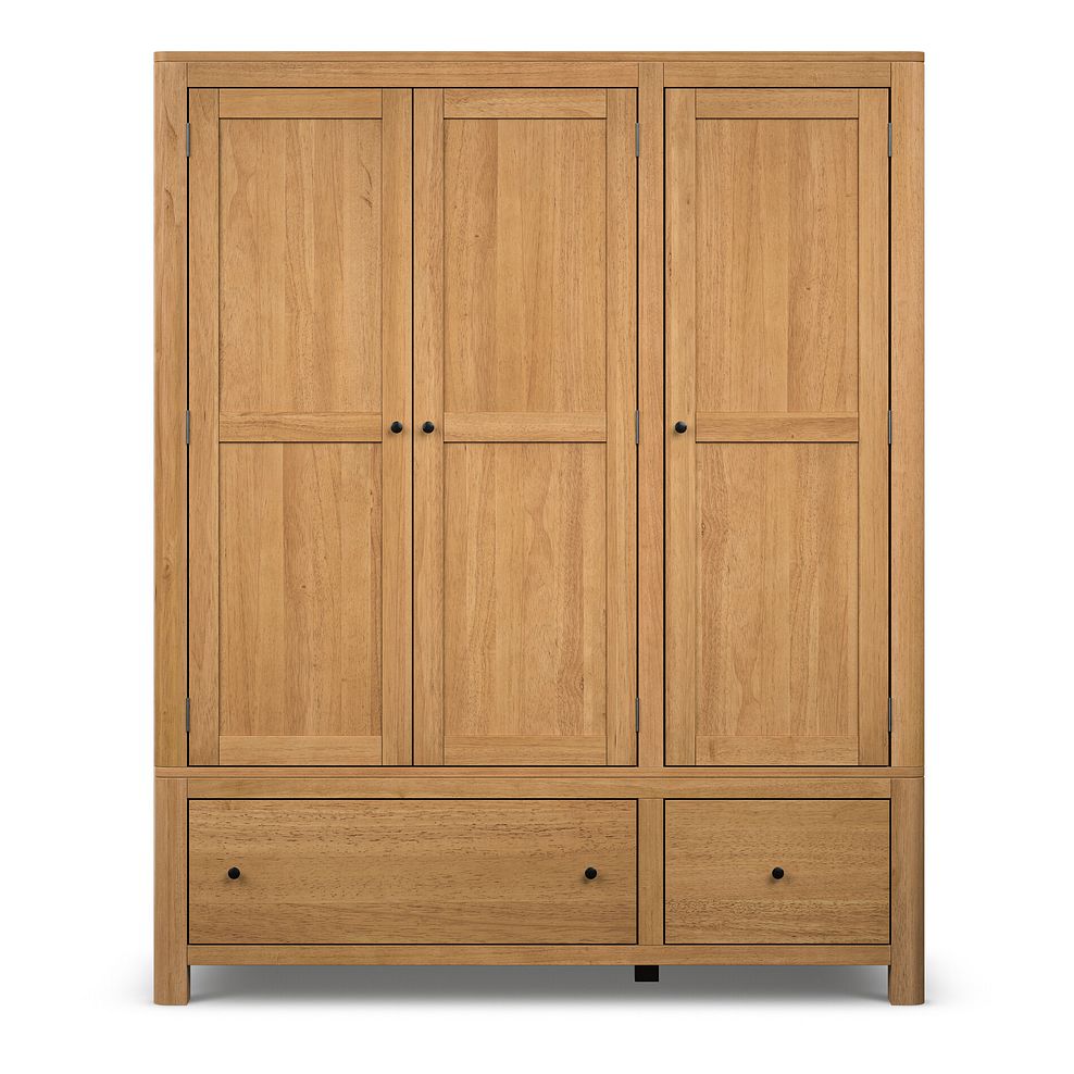 Savannah Solid Heveawood Triple Wardrobe 4