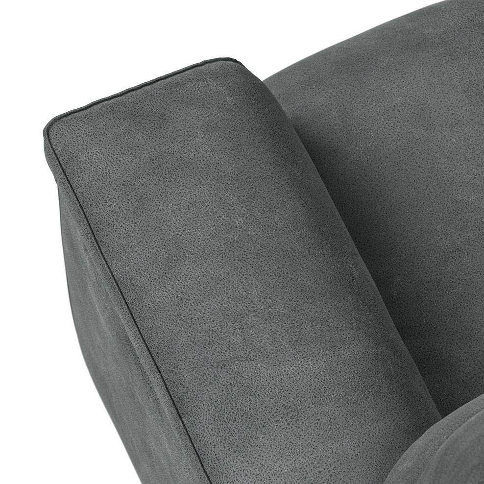 Selby 2 Seater Power Recliner Sofa in Miller Grey Fabric 9