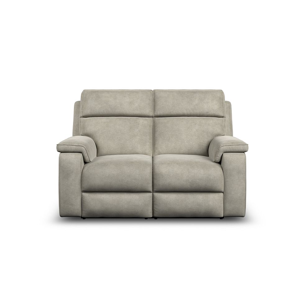 Selby 2 Seater Power Recliner Sofa in Miller Taupe Fabric 5