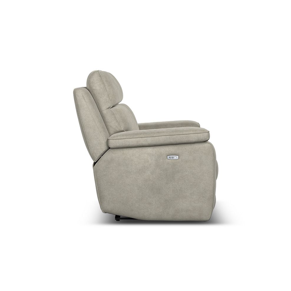 Selby 2 Seater Power Recliner Sofa in Miller Taupe Fabric 7