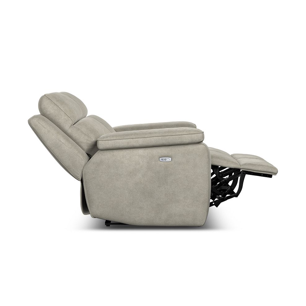 Selby 2 Seater Power Recliner Sofa in Miller Taupe Fabric 8