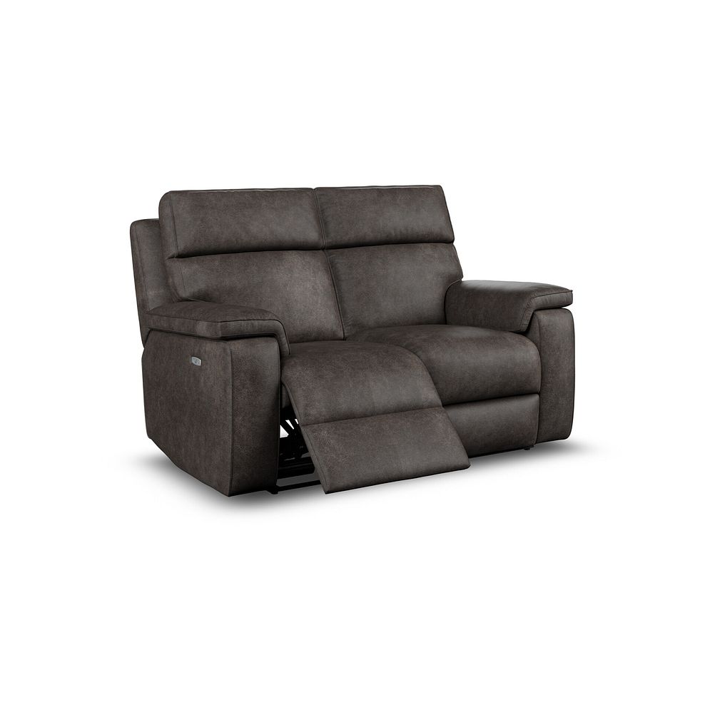 Selby 2 Seater Power Recliner Sofa in Pilgrim Pewter Fabric 2