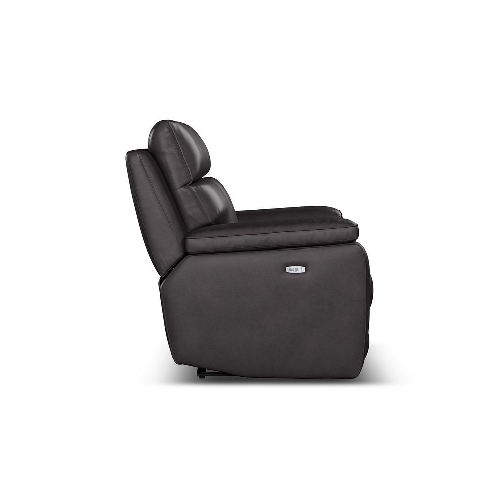 Selby 2 Seater Power Recliner Sofa in Virgo Black Leather 9