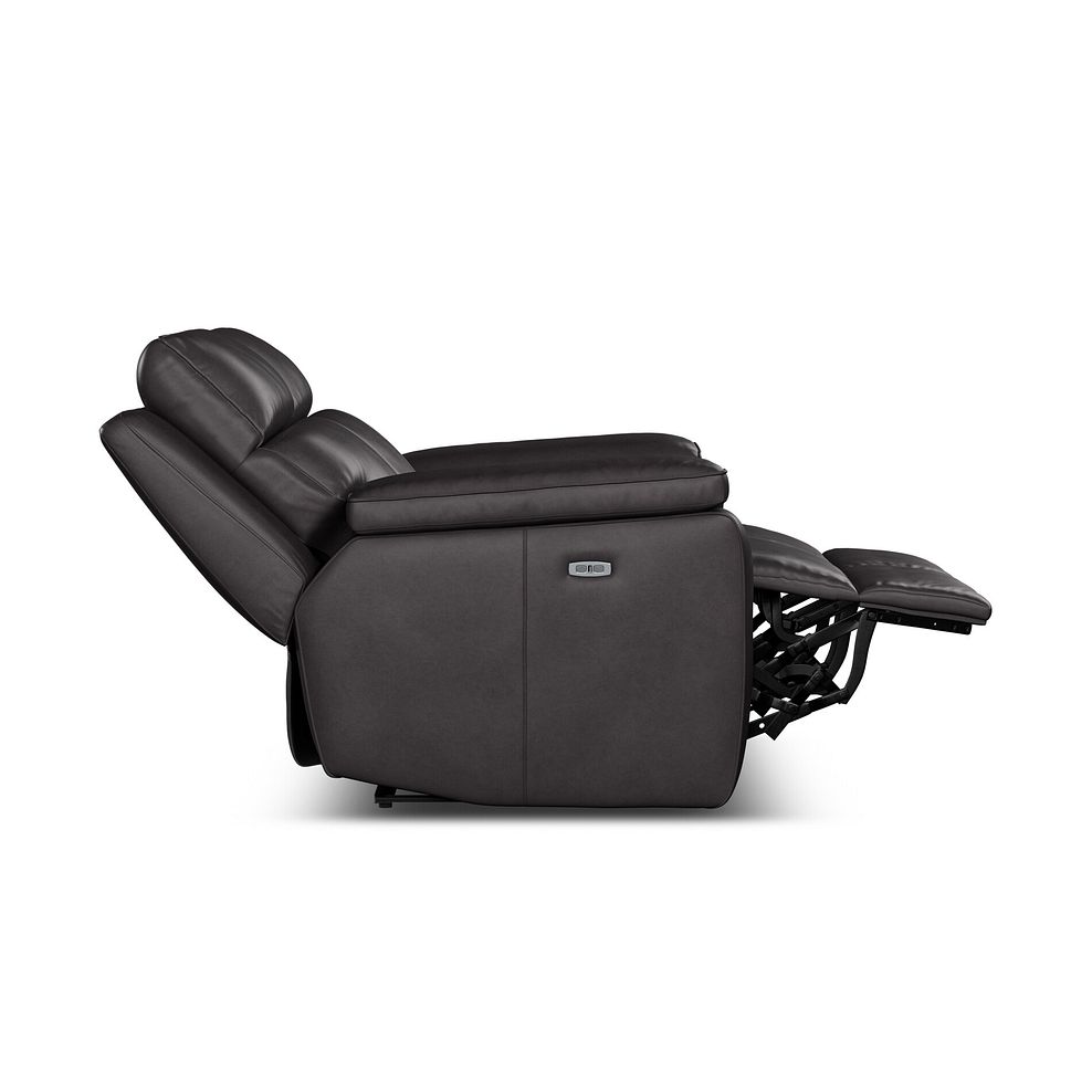 Selby 2 Seater Power Recliner Sofa in Virgo Black Leather 11