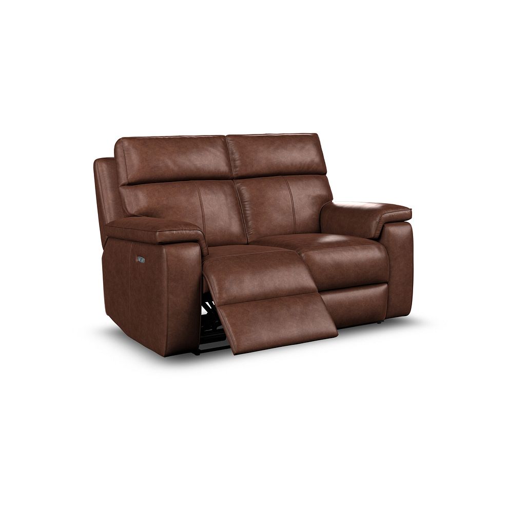 Selby 2 Seater Power Recliner Sofa in Virgo Chestnut Leather 3