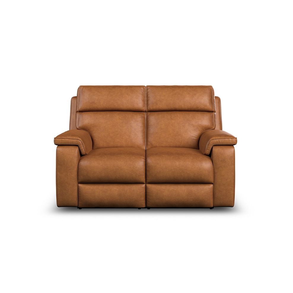 Selby 2 Seater Power Recliner Sofa in Virgo Cognac Leather 5