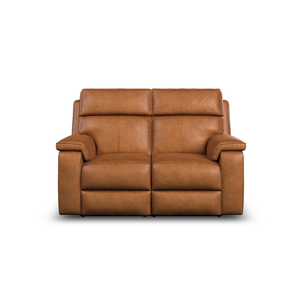 Selby 2 Seater Power Recliner Sofa in Virgo Cognac Leather 6