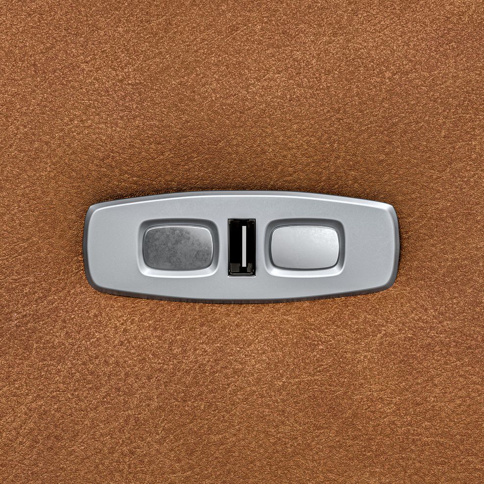 Selby 2 Seater Power Recliner Sofa in Virgo Cognac Leather 13