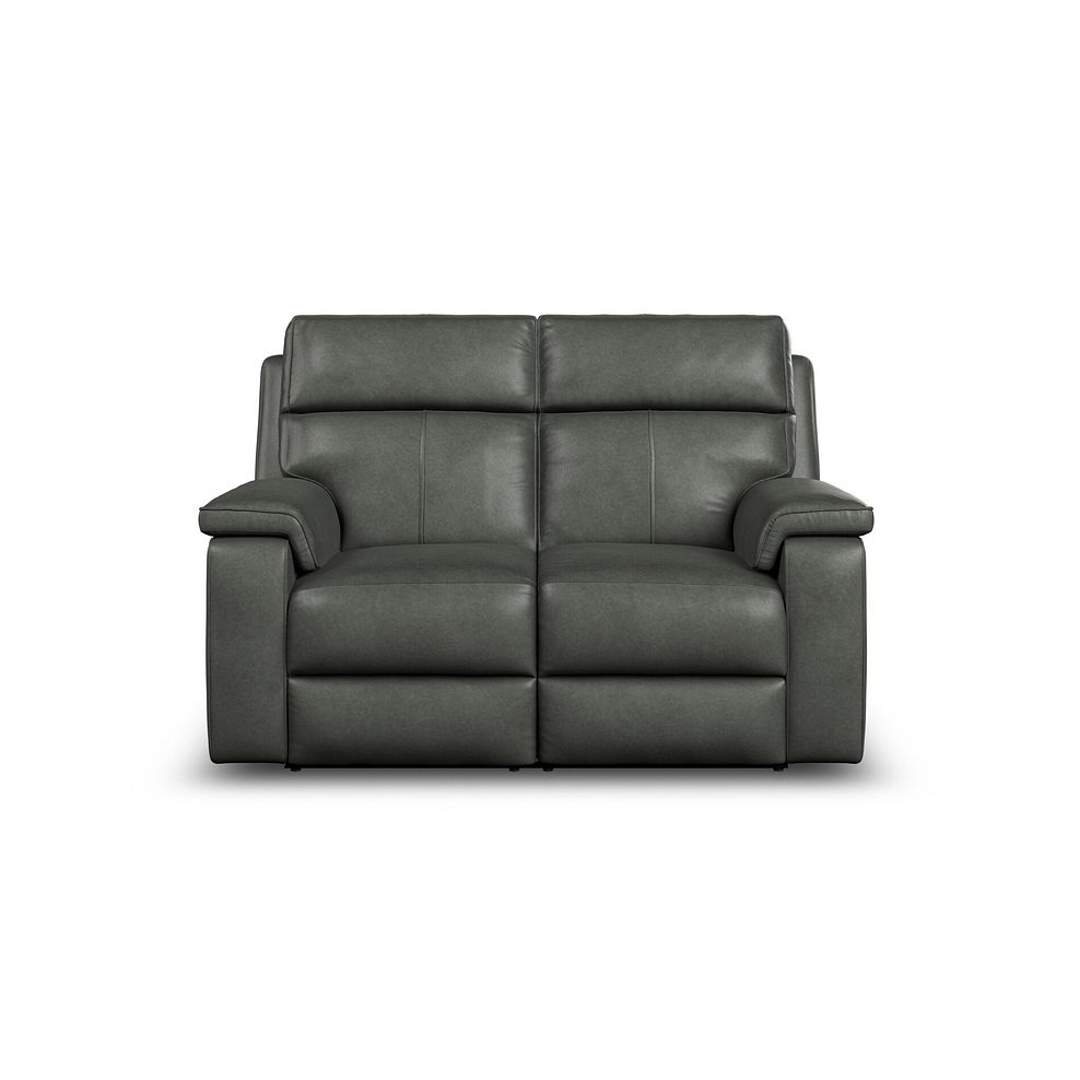 Selby 2 Seater Power Recliner Sofa in Virgo Lead Leather 5
